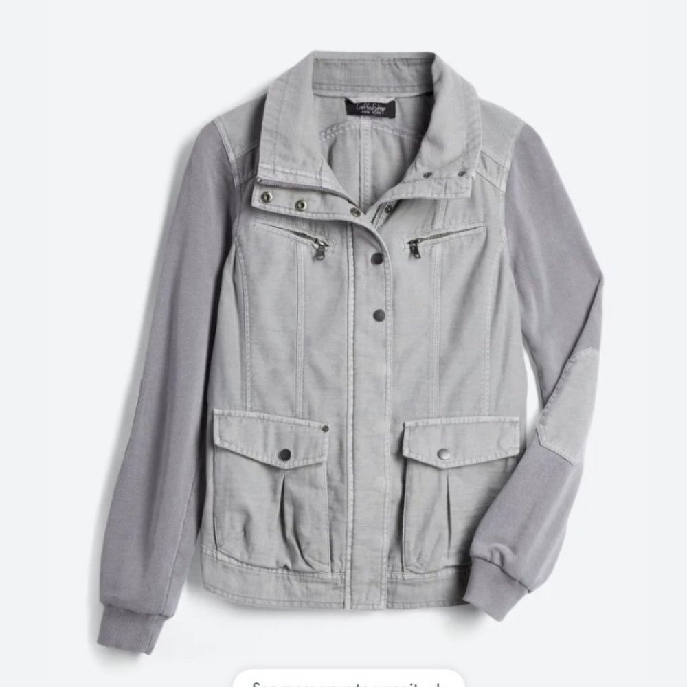 Centel Cargo Jacket Gray- Coffeeshop Clothing M